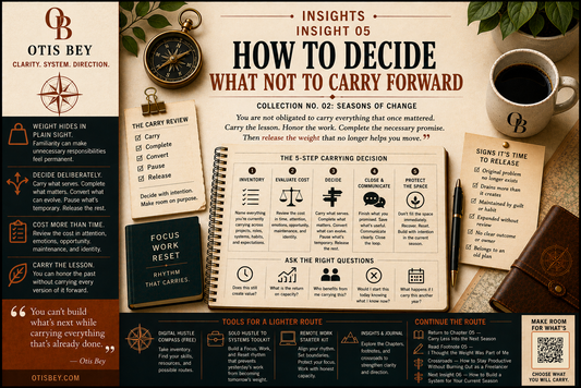 How to Decide What Not to Carry Forward