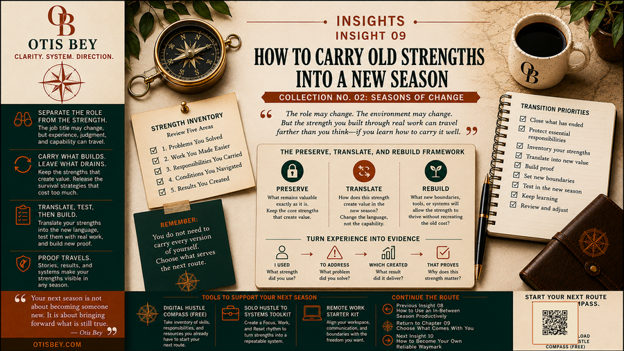 How to Carry Old Strengths Into a New Season