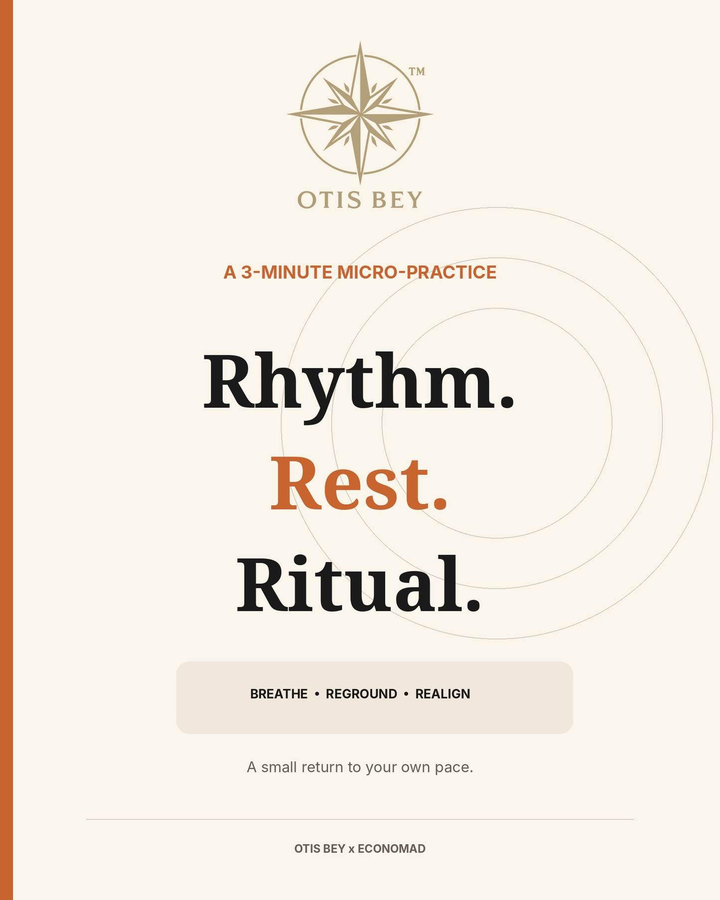 Rhythm Reset Ritual — A Micro-Practice for Aligned Living