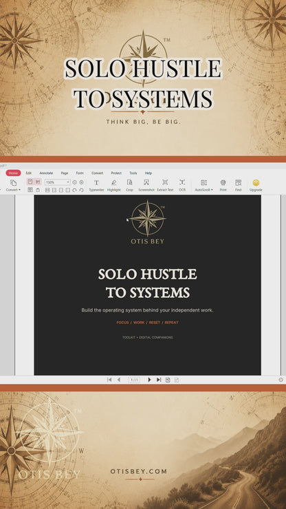 Solo Hustle to Systems Toolkit